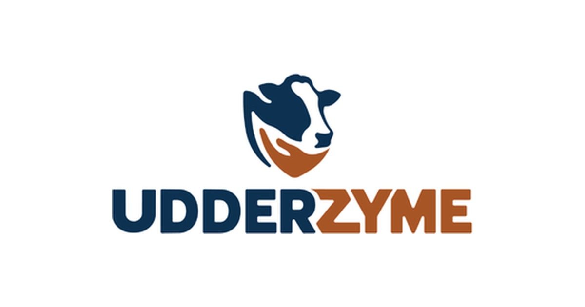 Logotipo de Udderzyme, línea de higiene para la ordeña